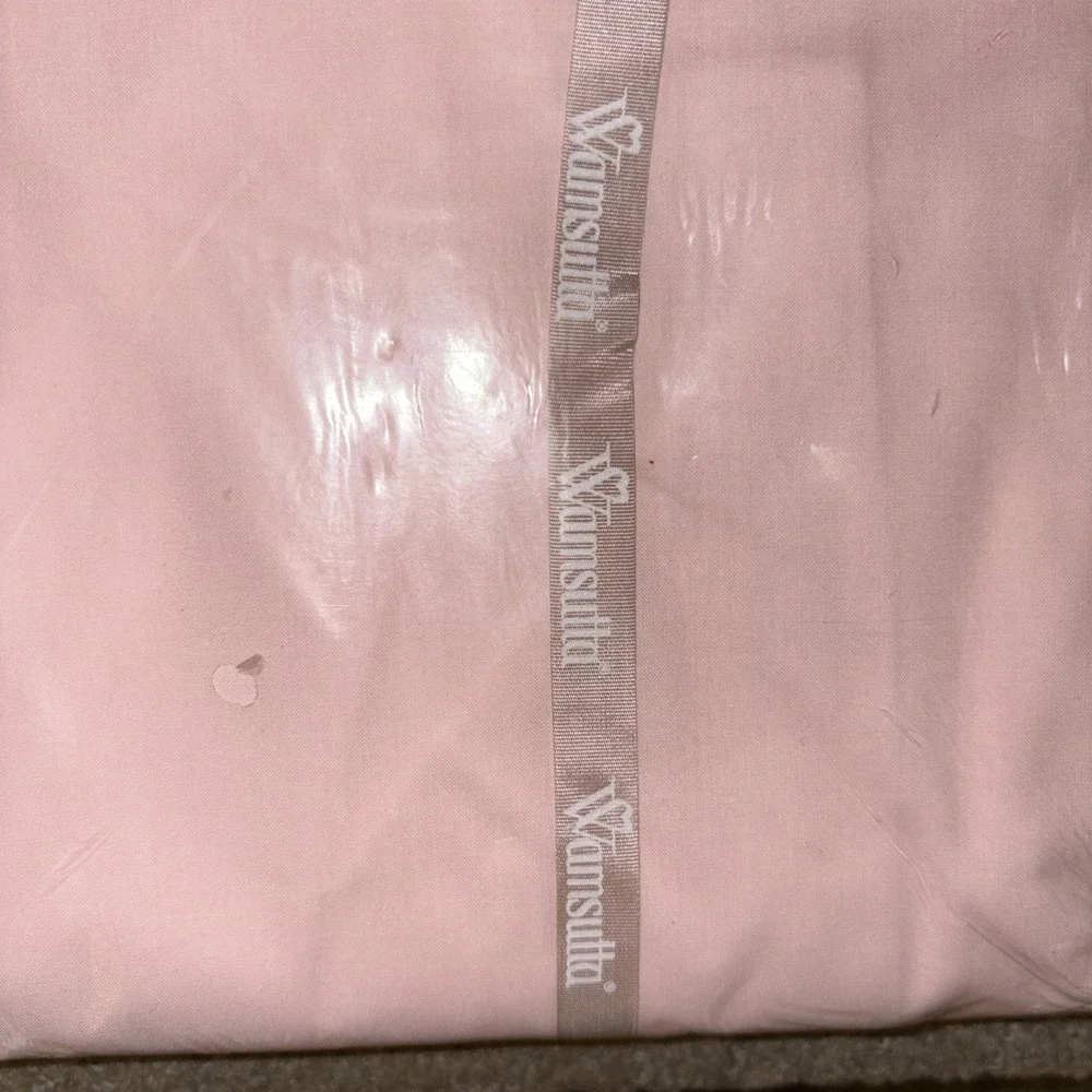 Vintage Christian Dior Wamsutta Supercale Plus twin pink‎ Flat Sheet NEW SEALED